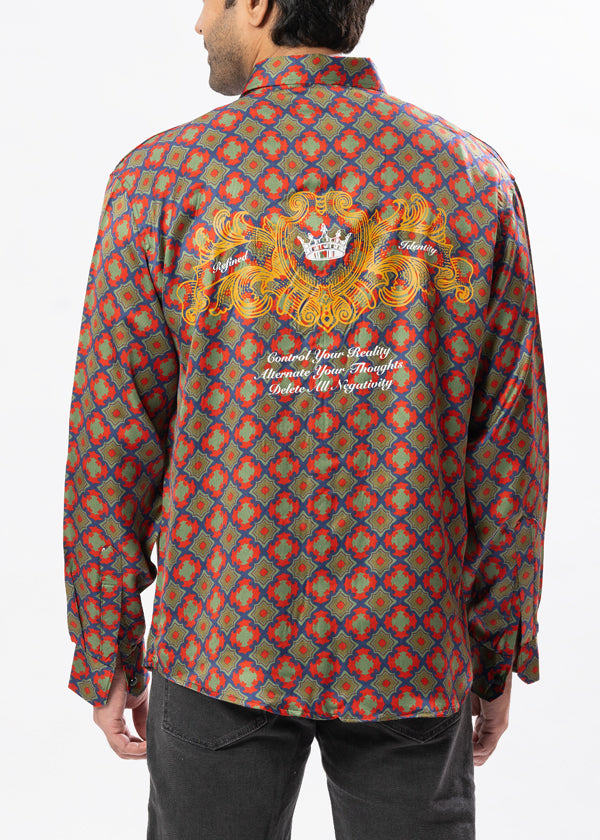 Royal Satin Shirt