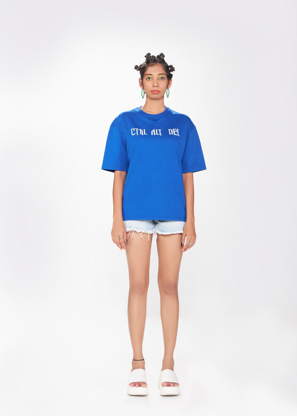 Eternal Bloom Rose Tee – Blue (UNISEX)