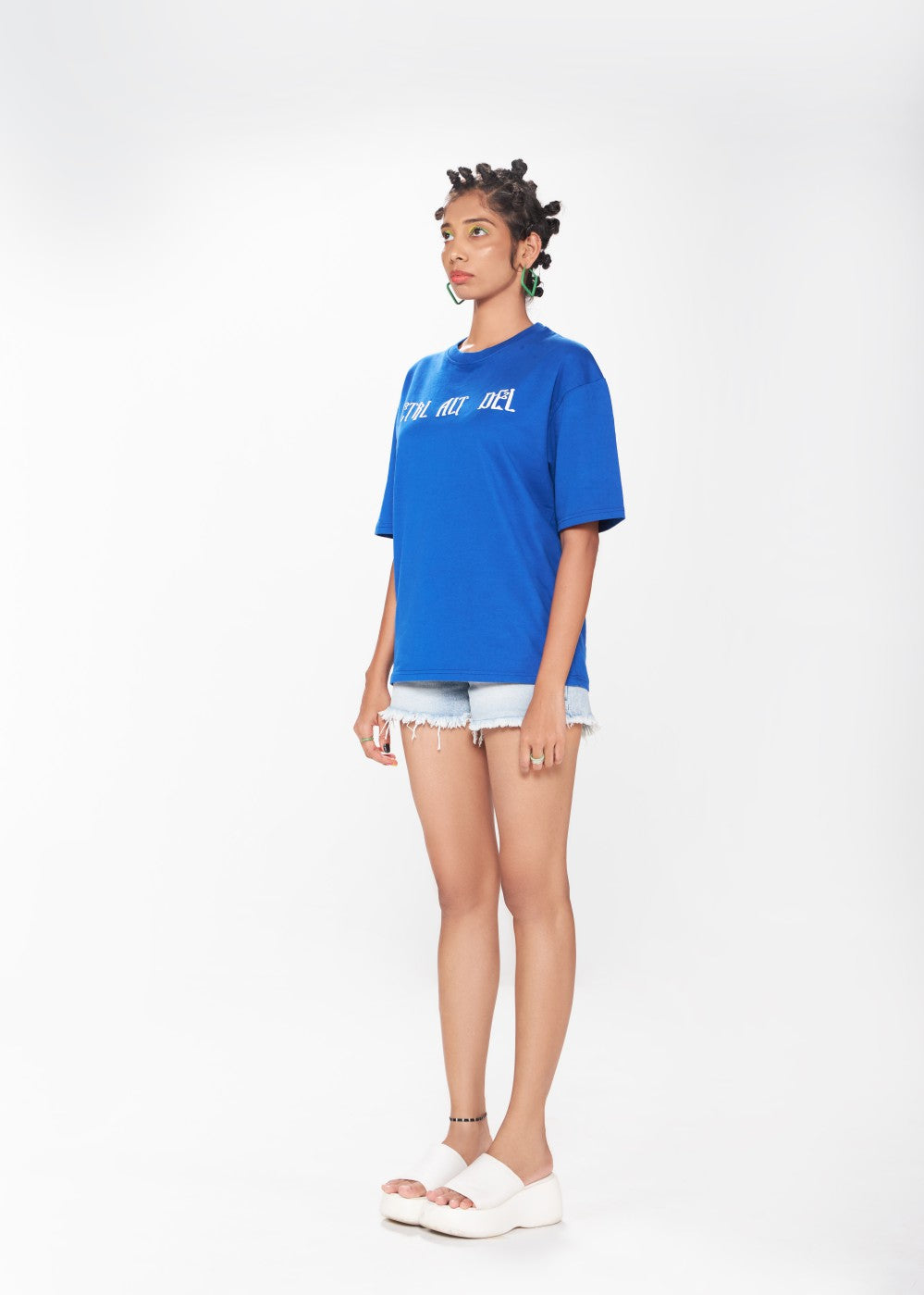 Eternal Bloom Rose Tee – Blue (UNISEX)