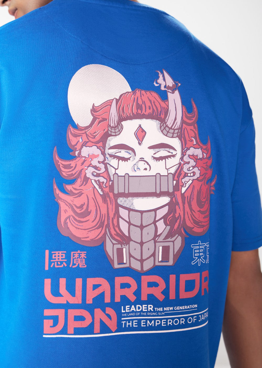 Samurai Warrior Tee – Blue (UNISEX)