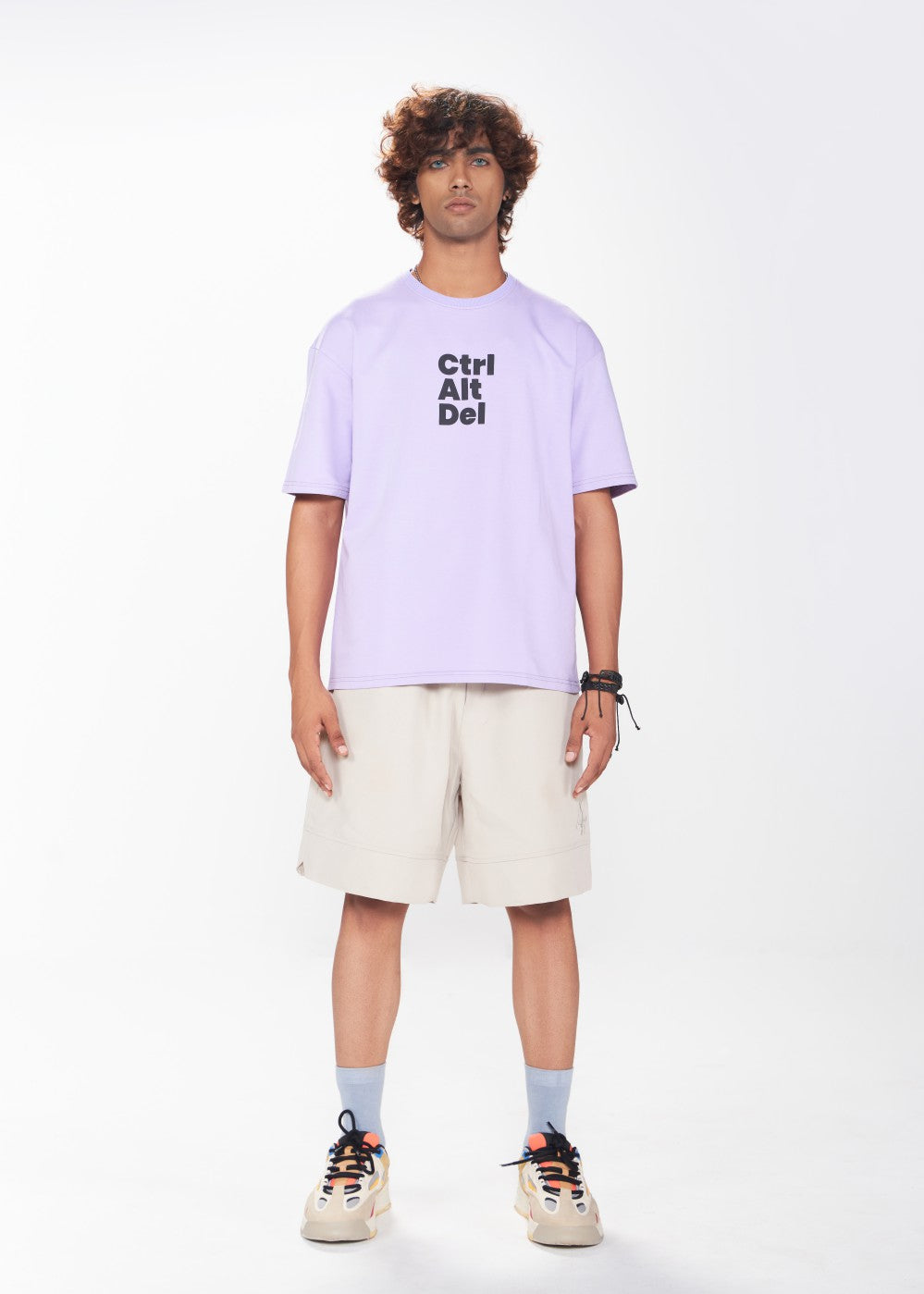 Round Neck Basics T-Shirt – Lavender (UNISEX)