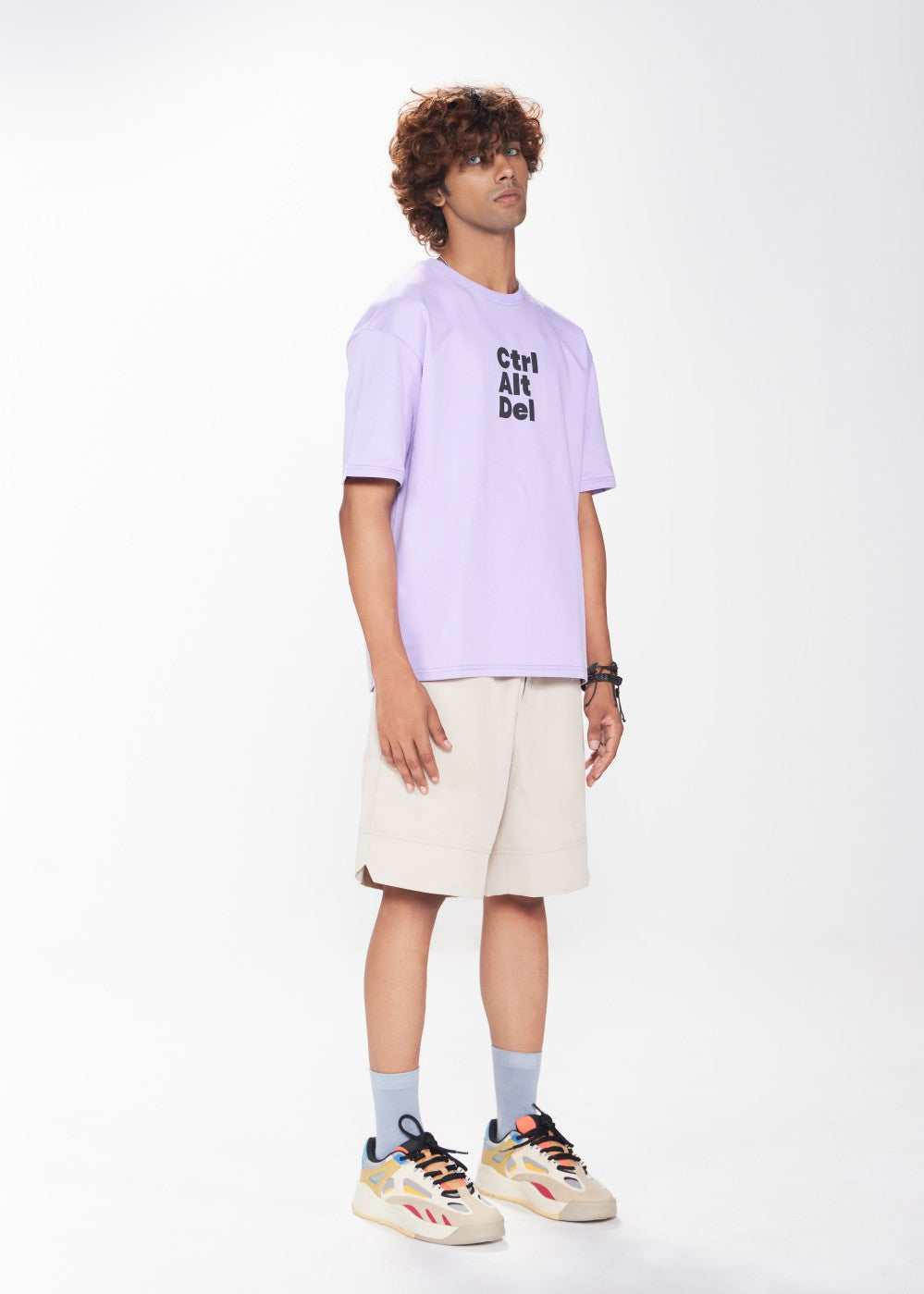 Round Neck Basics T-Shirt – Lavender (UNISEX)