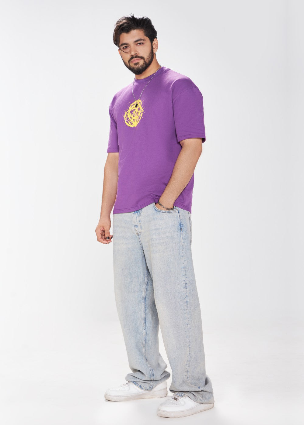 Enigma Code Tee – Purple (UNISEX)