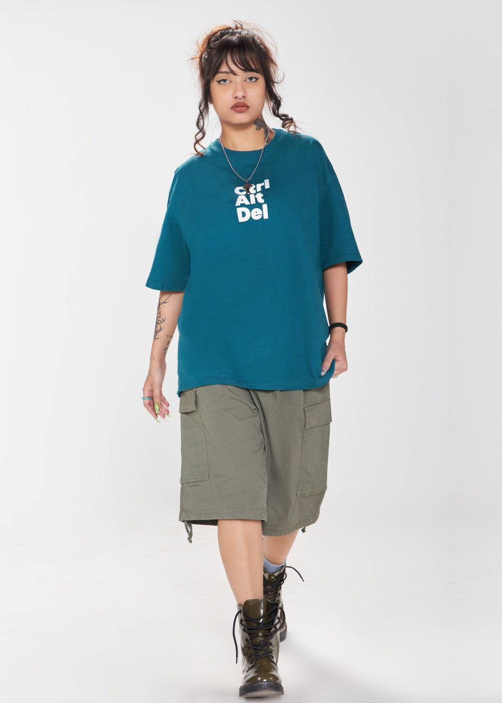 Round Neck Basics T-Shirt – Green (UNISEX)