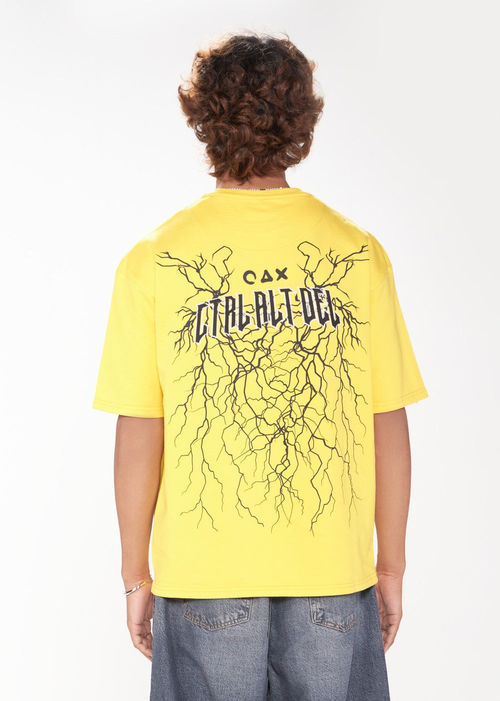 Cosmic Bolt Tee – Yellow (UNISEX)