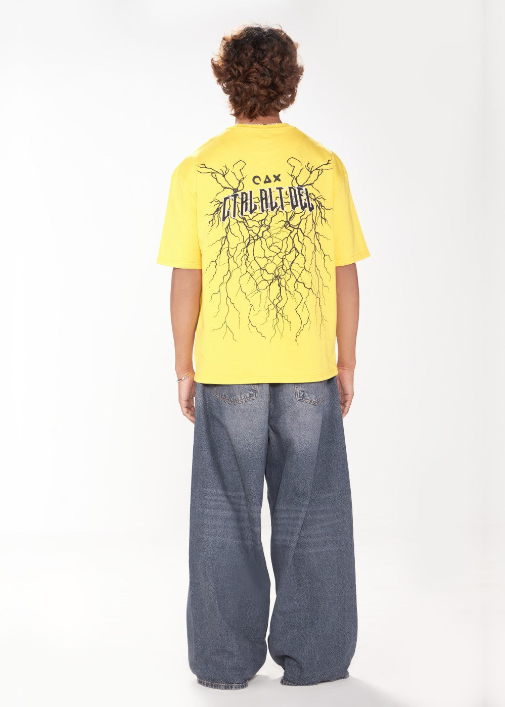 Cosmic Bolt Tee – Yellow (UNISEX)