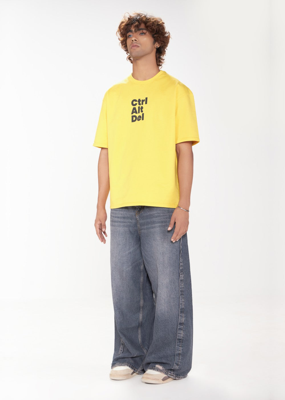 Cosmic Bolt Tee – Yellow (UNISEX)