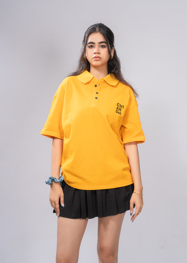 Sunburst Polo Tee – Golden Yellow