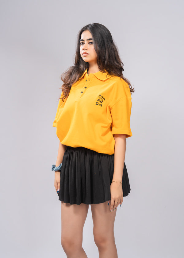 Sunburst Polo Tee – Golden Yellow