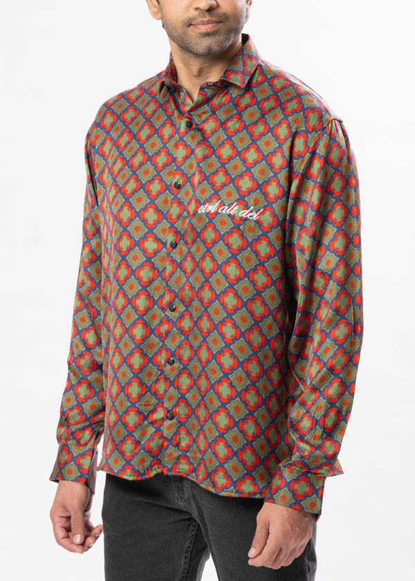 Royal Satin Shirt