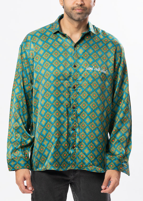 Royal Satin Shirt