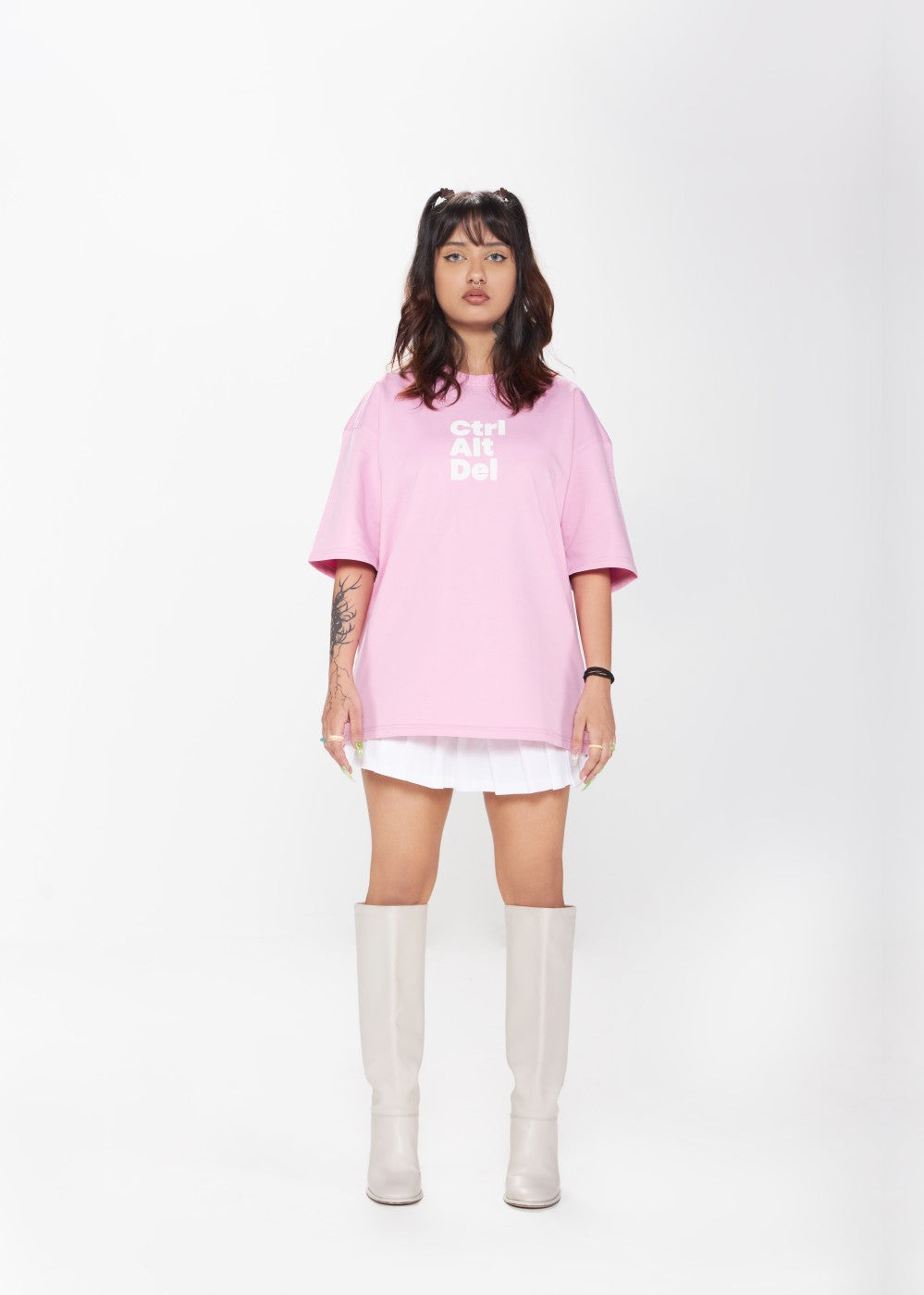 Flame Winged Heart Tee – Pink (UNISEX)