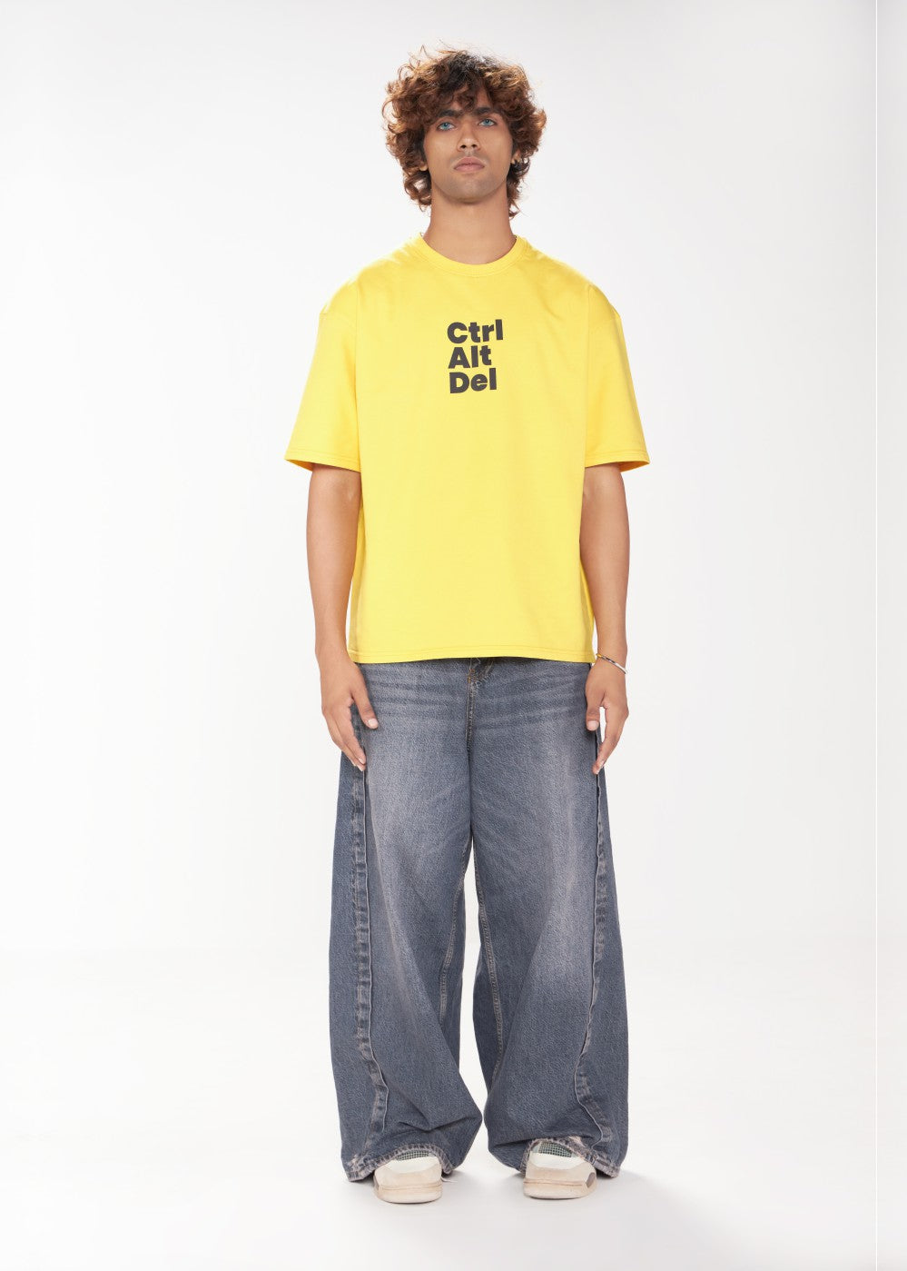 Cosmic Bolt Tee –  Yellow (UNISEX)